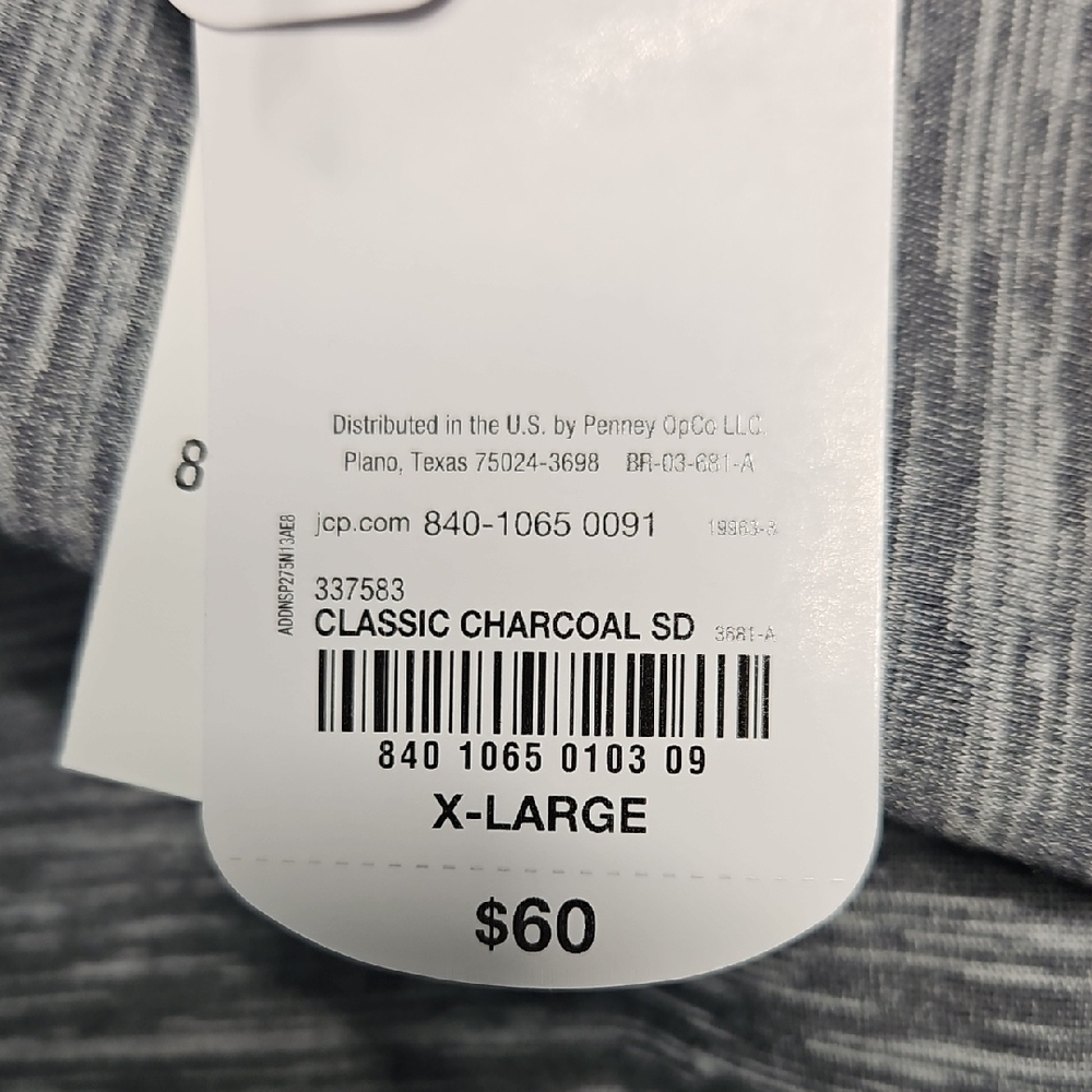 NWT Xersion Gray Fleece Lined Slim Straight High-Rise Leggings - Picture 9 of 9